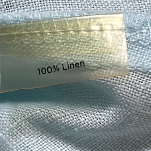 Talbots Casual Button Down Shirt with Three-Quarter Sleeves and Relaxed Fit - Picture 5 of 8